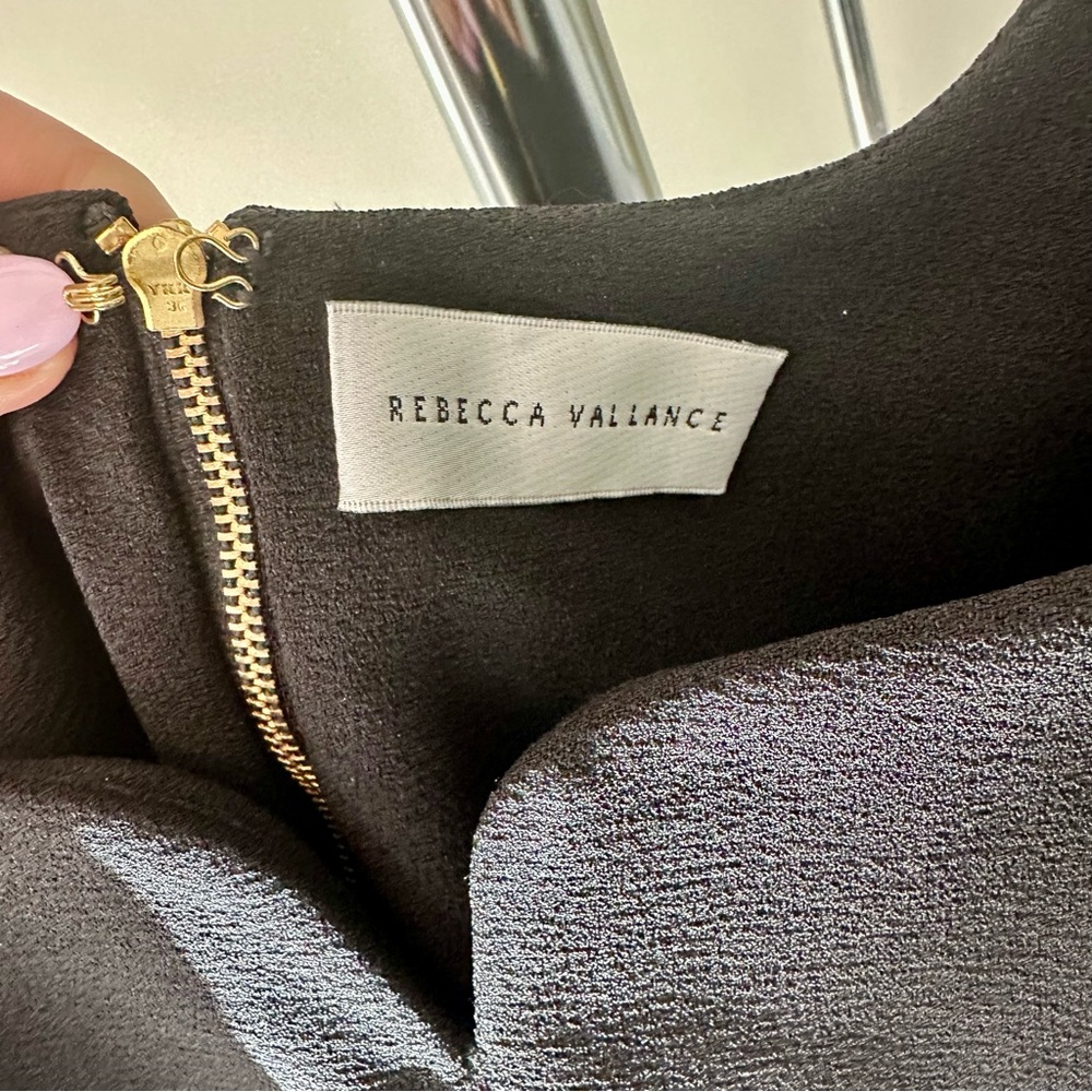 Rebecca Vallance Black Dress Sz 4 - Picture 3 of 4